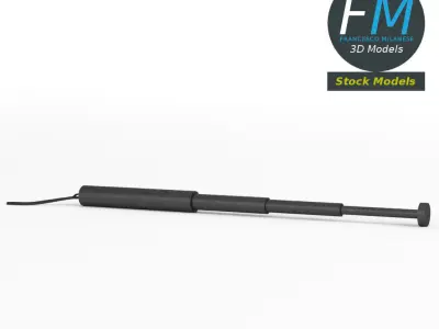 Expandable baton 3D model