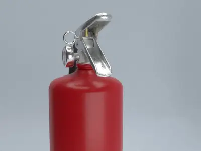 Fire Extinguisher Low-poly 3D model 56