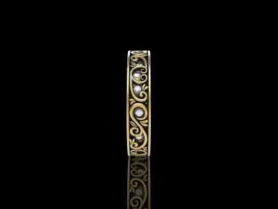 Designing Band Ring 3D print model
