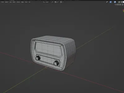 CLASSIC RADIO 3D model