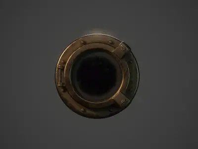 Porthole Low-poly 3D model