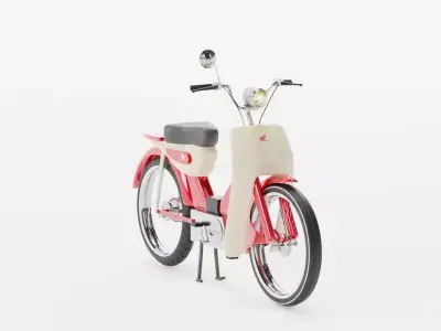 Honda Pc 50 1969 Free 3D model