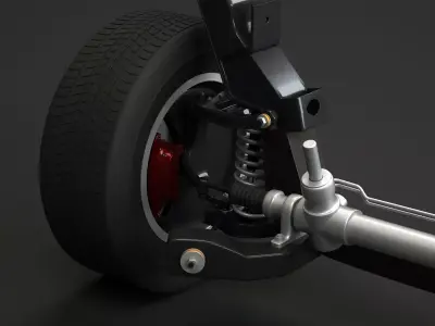 Classic Front Suspension 3D model