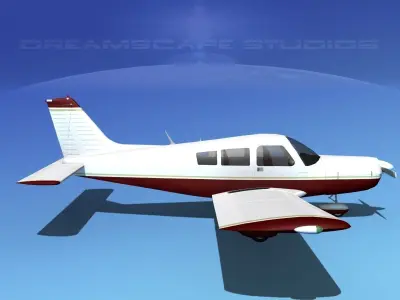 Piper PA-28-235 Cherokee  V01 3D model