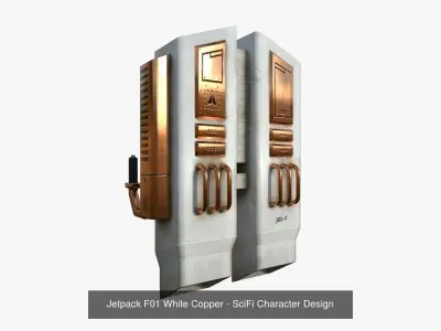 10 Jetpacks F Collection - SciFi Character Design
