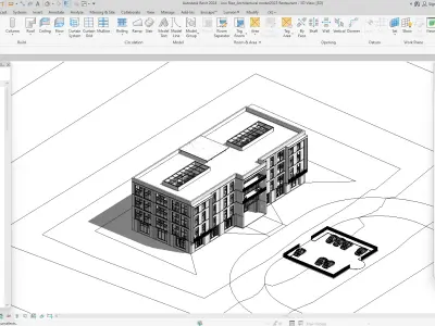 Restaurant Design 3D model get