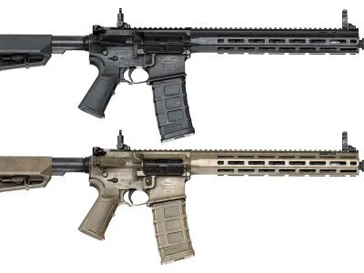 KAC KS-1 RIFLE Low-poly 3D model