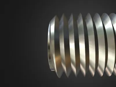 Screw 3D model purchase