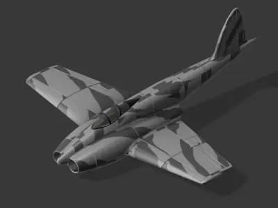 Hawker p1061 3D print model