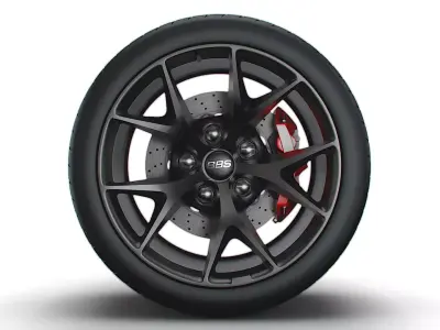 BBS SR wheel 3D model