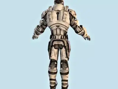 Mass Effect Robot 3D Model Free low-poly 3D model