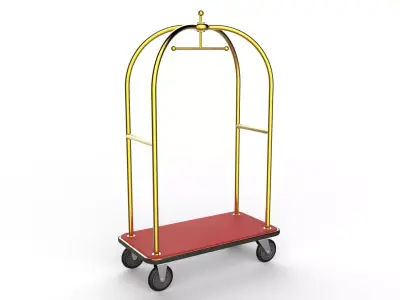 Hotel Trolley 03 3D model