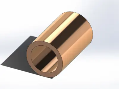 Rotary Piston Oil Pump - Solidworks Tutorial 3D model