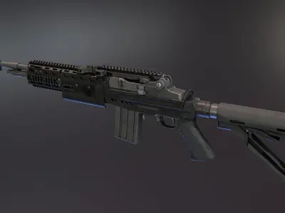 Mk 14 Custom Low-poly 3D model