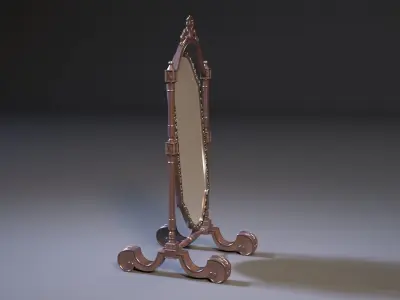 gothic mirror 3D model