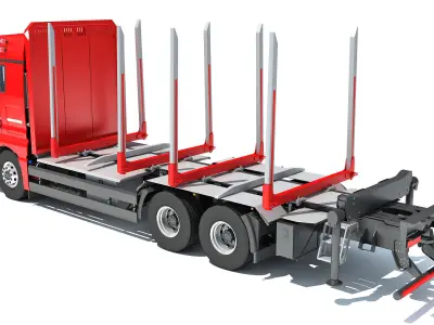 Forestry Truck 3D model purchase