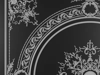 classical ornament  decor  Free 3D model