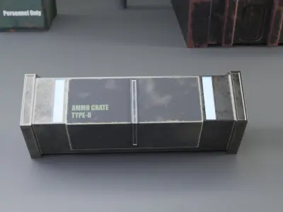 Fallout Inspired Props Pack Game Ready Assets Low-poly 3D model