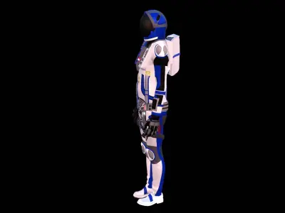 Astronaut Spacesuit Holland 3D model