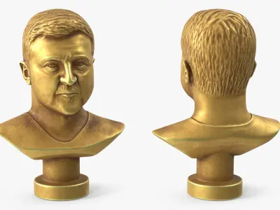  Golden Bust of Zelensky 