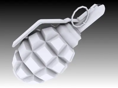 F1 Grenade 3D model purchase