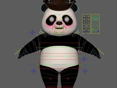 Cute Panda 3D model