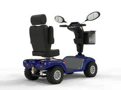 Electric Mobility Scooter 3D model