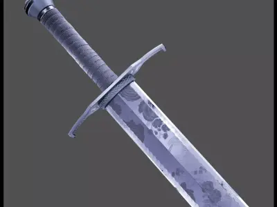 General Sword Low-poly 3D model