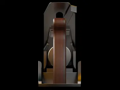 jointer plane Low-poly 3D model