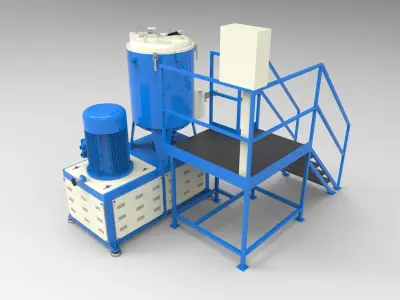 PVC Mixing Machine 3D model