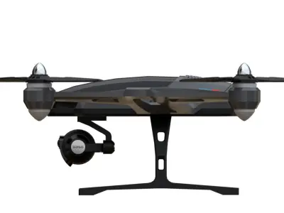 PBR QUADCOPTER DRONE Low-poly 3D model