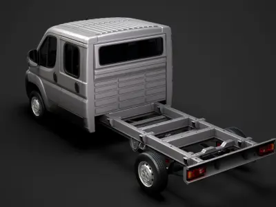 Citroen Relay Chassis Truck Crew Cab 4035WB 2014 3D model