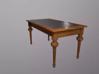 Antique Table Low-poly 3D model