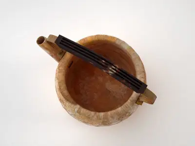 Rusty kettle Low-poly 3D model purchase