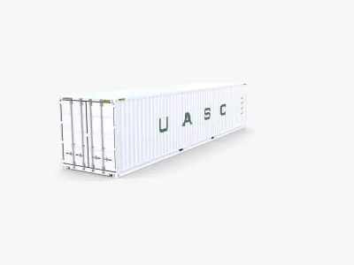 40ft Shipping Container UASC v2 3D model
