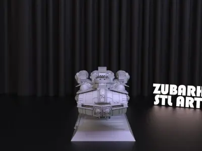 CR90 Space Ship 3D Print STL File for 3D Printing - Digital File 3D print model