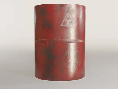  model of an old barrel Free low-poly 3D model