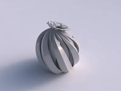 Vase double twiste with sharp edges and squeezed top part squ... 3D print model purchase