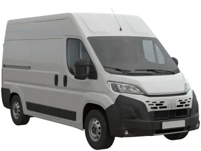 2024 FIAT DUCATO L2H2 Detailed interior 3D model