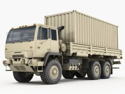 M1085 container truck 3D model