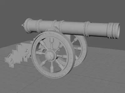 Cannon 3D 3D model