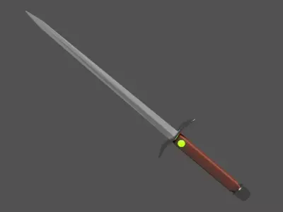 Sword Free low-poly 3D model 20