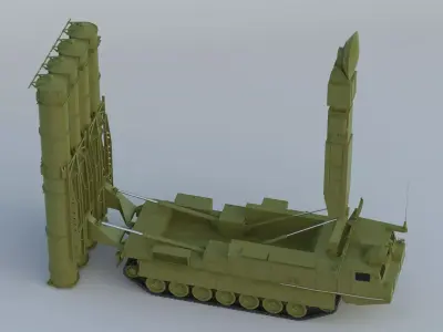 S-300VM Missile System SA-23 Gladiator Giant 3D model
