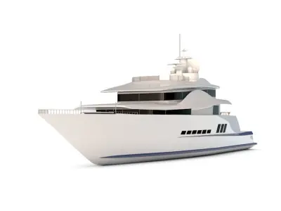 Yacth - Ship - Boat 3D model