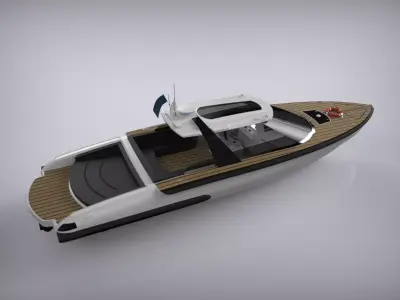 Speed boat 3D model
