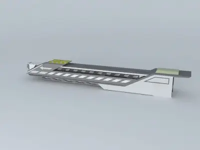 The RG-110 Prototype Rail Gun  Free 3D model