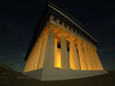 Athenes Parthenon Free 3D model