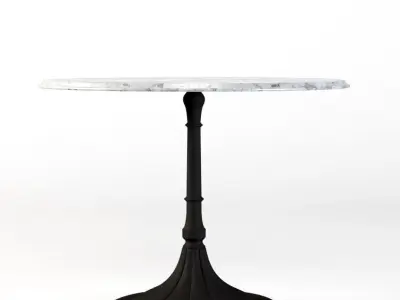 20th C Chrysanthemum Brasserie Table 3D model