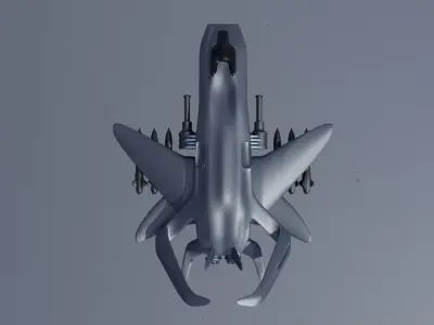 Shark fighter 3D model