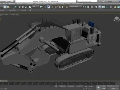 Heavy equipment - Vehicle 001 3D model